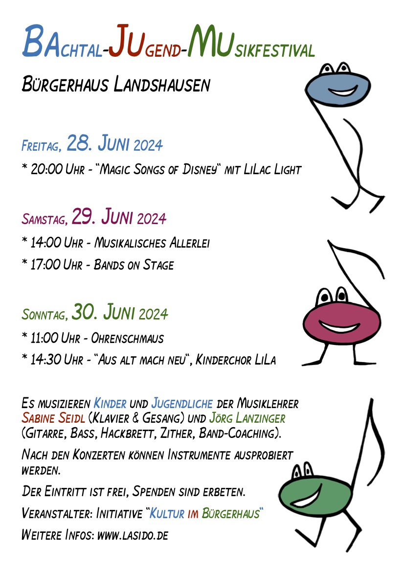 Bachtal-Jugend-Musikfestival 2024